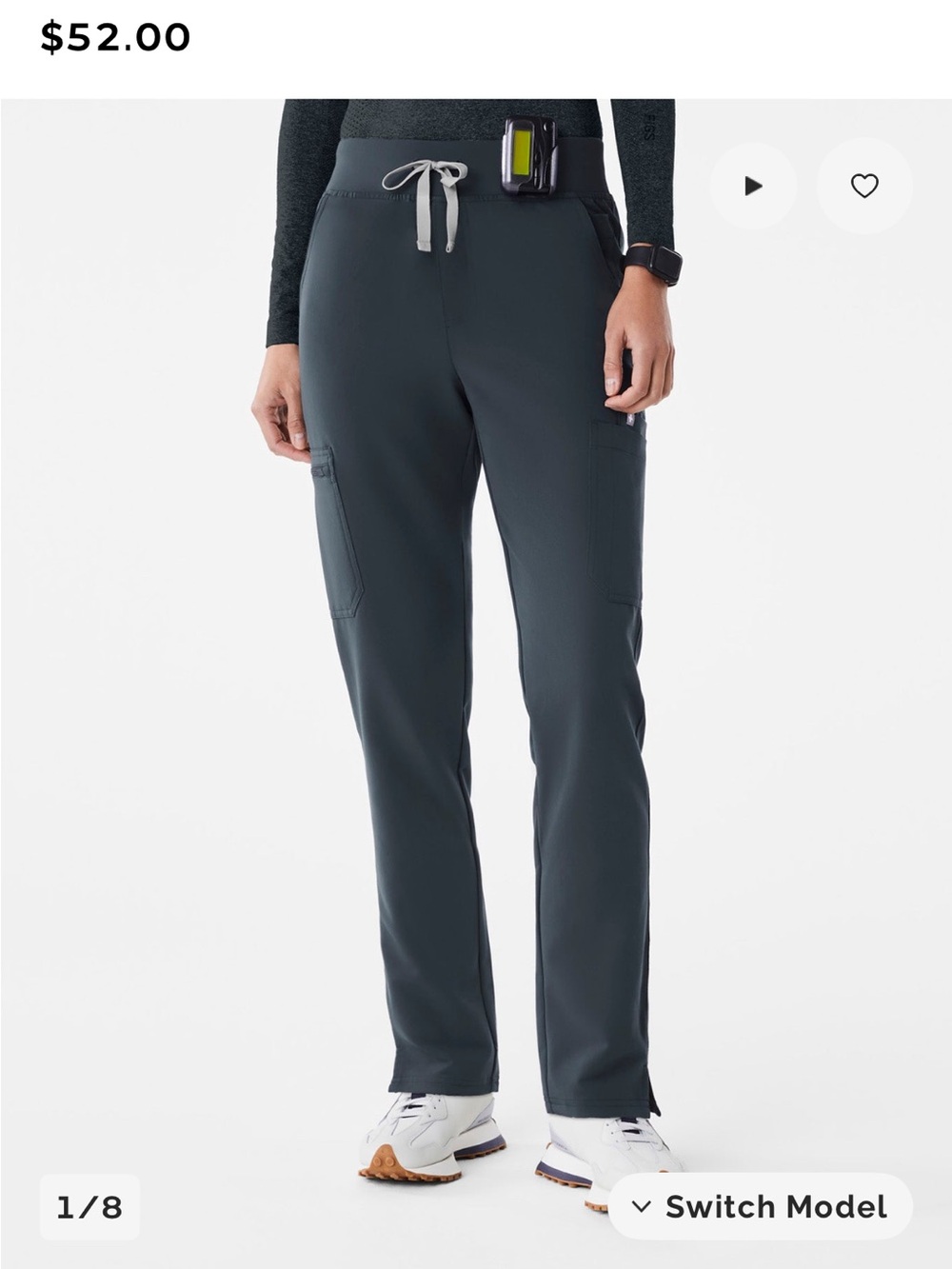 Figs Yola High Rise Slim Scrub Pants